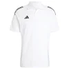 Adidas Polo-Shirt Tiro 24 Competition white-black