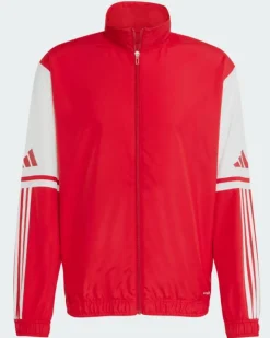 Adidas Präsentastionsjacke Squadra 25 team power red 2-white