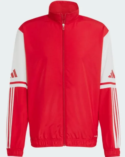 Adidas Präsentastionsjacke Squadra 25 team power red 2-white