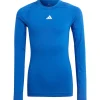 Adidas Techfit Aeroready Shirt langarm Kids blau