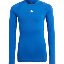 Adidas Techfit Aeroready Shirt langarm Kids blau