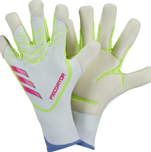 Adidas Torwarthandschuhe Predator Pro Hybrid white-lucid lemon