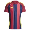 adidas Trikot Striped 24 Team Navy Blue / Team Coll Burgundy / Team Yellow