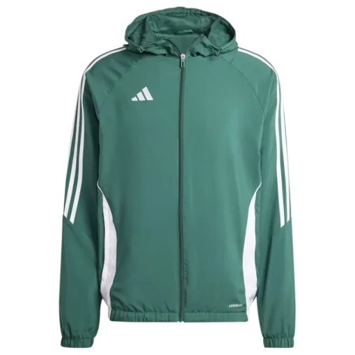 adidas Windbreaker Tiro 24 Team Dark Green / White