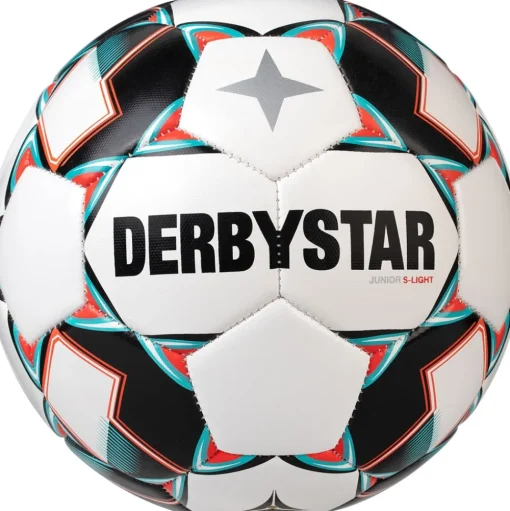 Derbystar Fußball Junior S-Light weiß-grün-schwarz
