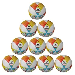 Erima Ballpaket 10x HYBRID LITE 350 rot curacao inkl. Ballsack | Größe 4