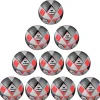 Erima Ballpaket 10x HYBRID Match silber fiery-coral inkl. Ballsack | Größe 5