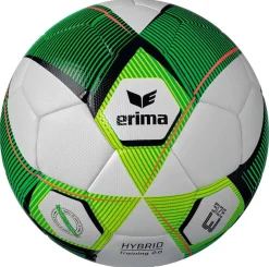 Erima Ballpaket 10x HYBRID Training 2.0 green lime inkl. Ballsack | Größe 3