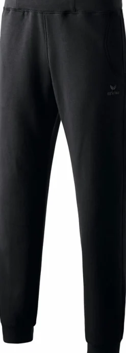 Erima Basic Sweatpant lang mit Bündchen schwarz