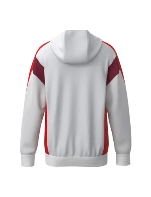Erima CELEBRATE 125 Kinder Trainingsjacke mit Kapuze weiß/rot