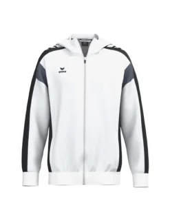 Erima CELEBRATE 125 Trainingsjacke mit Kapuze weiß/schwarz