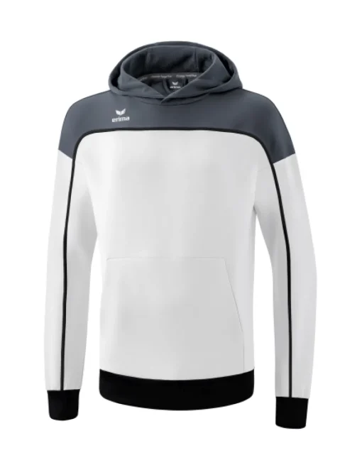 erima CHANGE by erima Kapuzensweat weiß/slate grey/schwarz