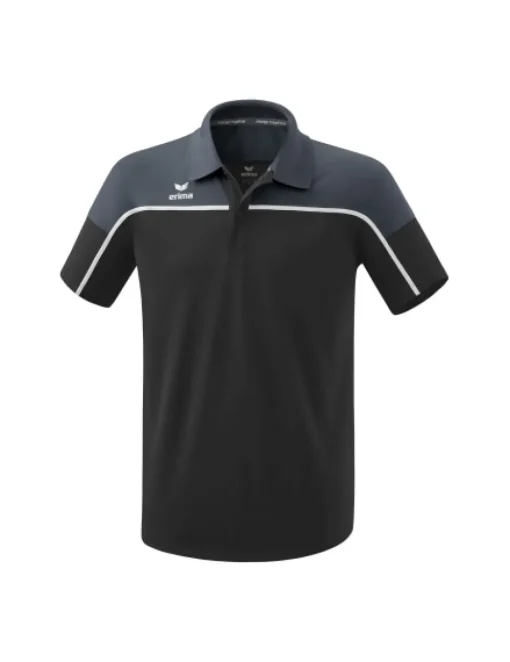 erima CHANGE by erima Poloshirt black grey/slate grey/weiß