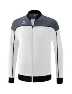 erima CHANGE by erima Präsentationsjacke weiß/slate grey/schwarz