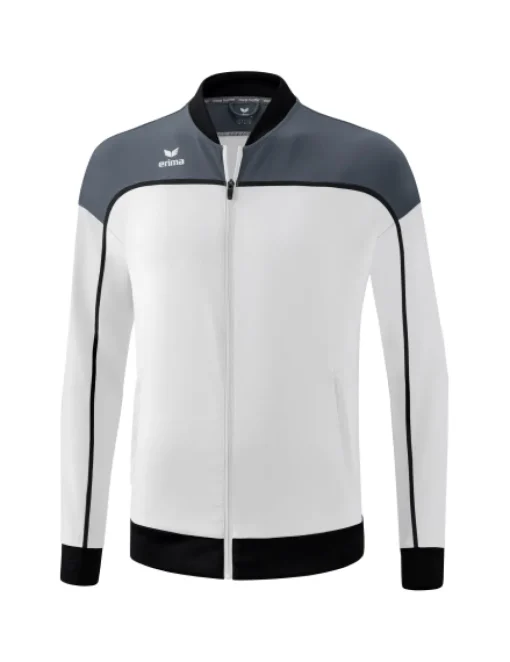 erima CHANGE by erima Präsentationsjacke weiß/slate grey/schwarz