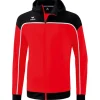 erima CHANGE by erima Trainingsjacke mit Kapuze rot/schwarz/weiß