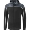 erima CHANGE by erima Trainingsjacke mit Kapuze black grey/slate grey/weiß