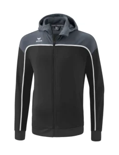 erima CHANGE by erima Trainingsjacke mit Kapuze black grey/slate grey/weiß