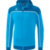 erima CHANGE by erima Trainingsjacke mit Kapuze curacao/mykonos/weiß
