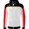 erima CHANGE by erima Trainingsjacke mit Kapuze weiß/schwarz/rot