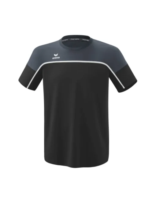 erima CHANGE by erima T-Shirt black grey/slate grey/weiß