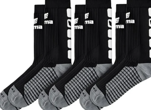 Erima Classic 5-C 3er-Pack Socken schwarz-weiß