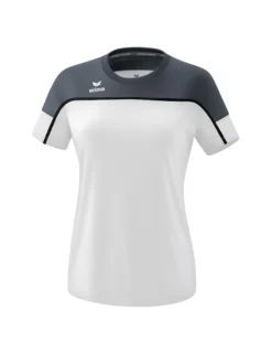 erima Damen CHANGE by erima T-Shirt weiß/slate grey/schwarz