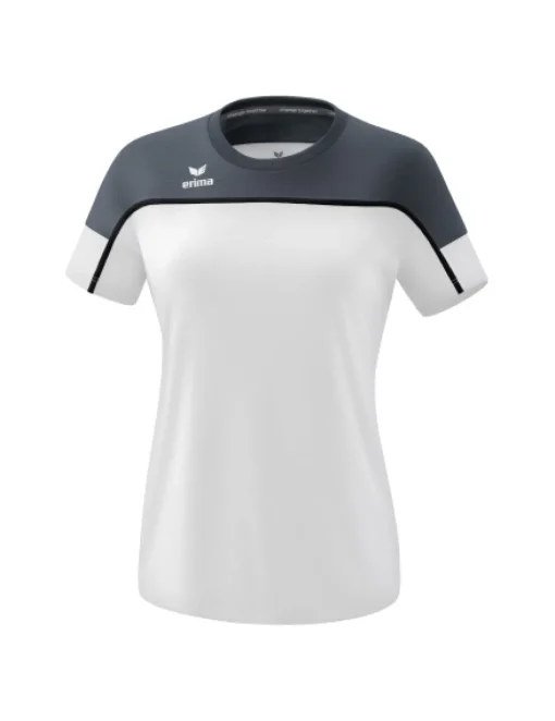 erima Damen CHANGE by erima T-Shirt weiß/slate grey/schwarz