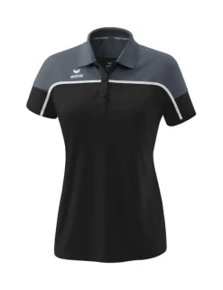 erima Damen CHANGE by erima Poloshirt black grey/slate grey/weiß