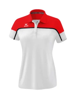 erima Damen CHANGE by erima Poloshirt weiß/rot/schwarz