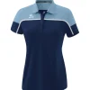 erima Damen CHANGE by erima Poloshirt new navy/faded denim/weiß