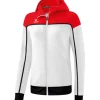 erima Damen CHANGE by erima Trainingsjacke mit Kapuze weiß/rot/schwarz