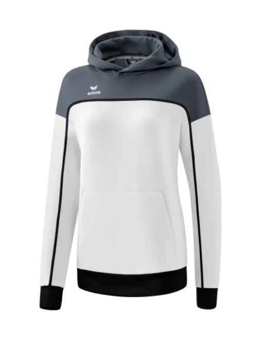 erima Damen CHANGE by erima Kapuzensweat weiß/slate grey/schwarz