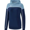 erima Damen CHANGE by erima Kapuzensweat new navy/faded denim/weiß