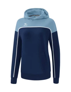 erima Damen CHANGE by erima Kapuzensweat new navy/faded denim/weiß