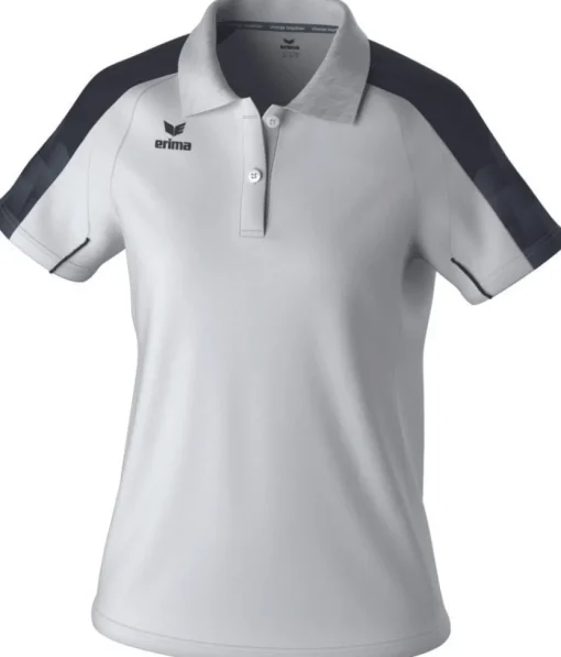 Erima Damen EVO STAR Poloshirt weiß schwarz