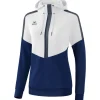 Erima Damen Hoodie Squad weiß-blau-grau