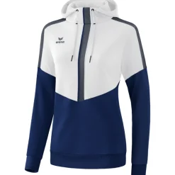 Erima Damen Hoodie Squad weiß-blau-grau
