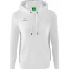 Erima Damen Kapuzensweat Essential Team weiß-grau
