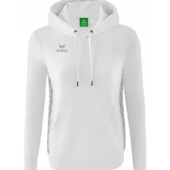 Erima Damen Kapuzensweat Essential Team weiß-grau