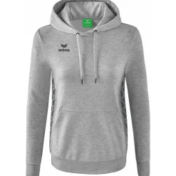 Erima Damen Kapuzensweat Essential Team grau