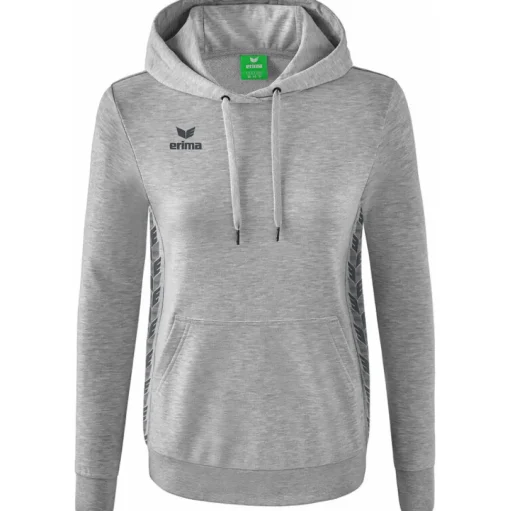 Erima Damen Kapuzensweat Essential Team grau