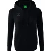 Erima Damen Kapuzensweat Essential Team schwarz-grau