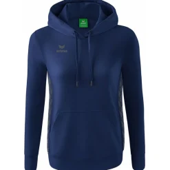 Erima Damen Kapuzensweat Essential Team blau-grau