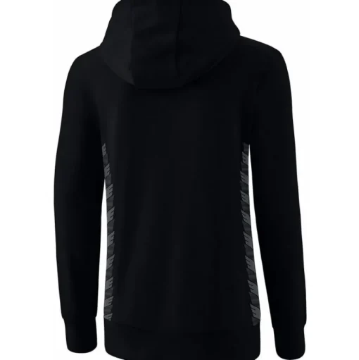Erima Damen Kapuzensweat Essential Team schwarz-grau