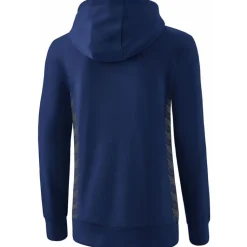 Erima Damen Kapuzensweat Essential Team blau-grau