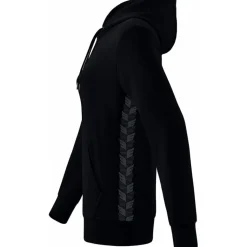 Erima Damen Kapuzensweat Essential Team schwarz-grau