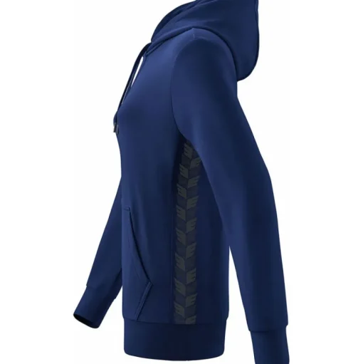 Erima Damen Kapuzensweat Essential Team blau-grau