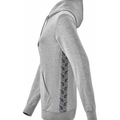 Erima Damen Kapuzensweat Essential Team grau