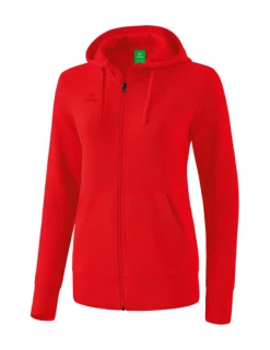 erima Damen Kapuzensweatjacke rot